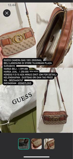 guess camera bag