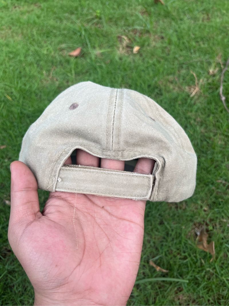Vintage Hat Pria burgundy tan, foto 4