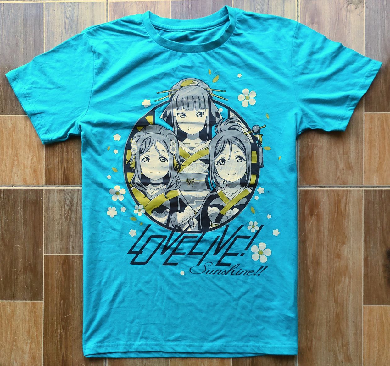 Casual T-shirt Pria blue