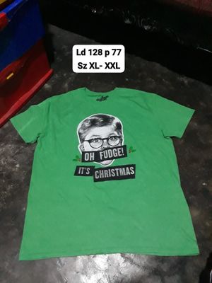 A Christmas Story Movie Shirt Mens XL "OH FUDGE"