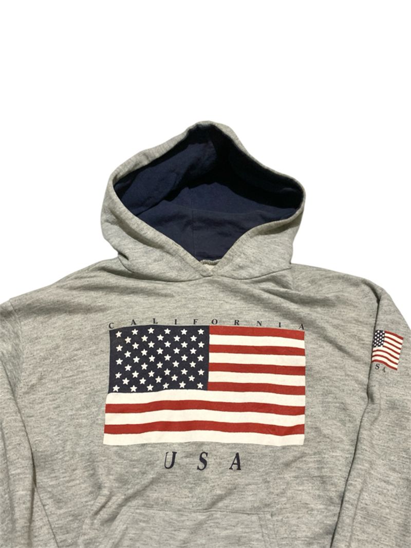 Boxy Hoodie Misty Grey USA 🇺🇸, foto 3