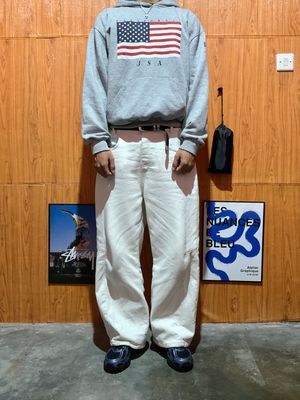 Boxy Hoodie Misty Grey USA 🇺🇸