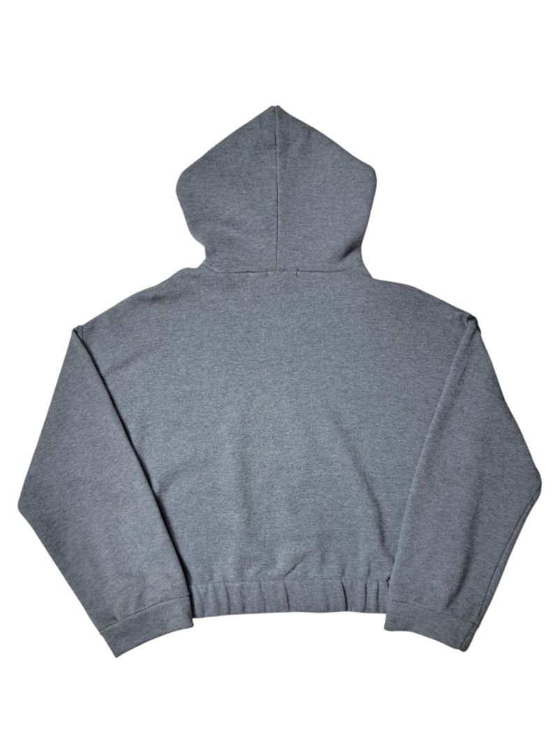 HOODIE GRAY BOXY CROP OVERSIZE, foto 2