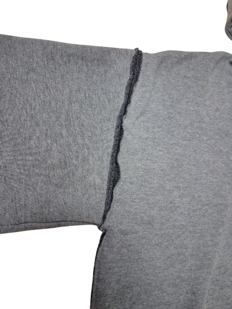 HOODIE GRAY BOXY CROP OVERSIZE, foto 6