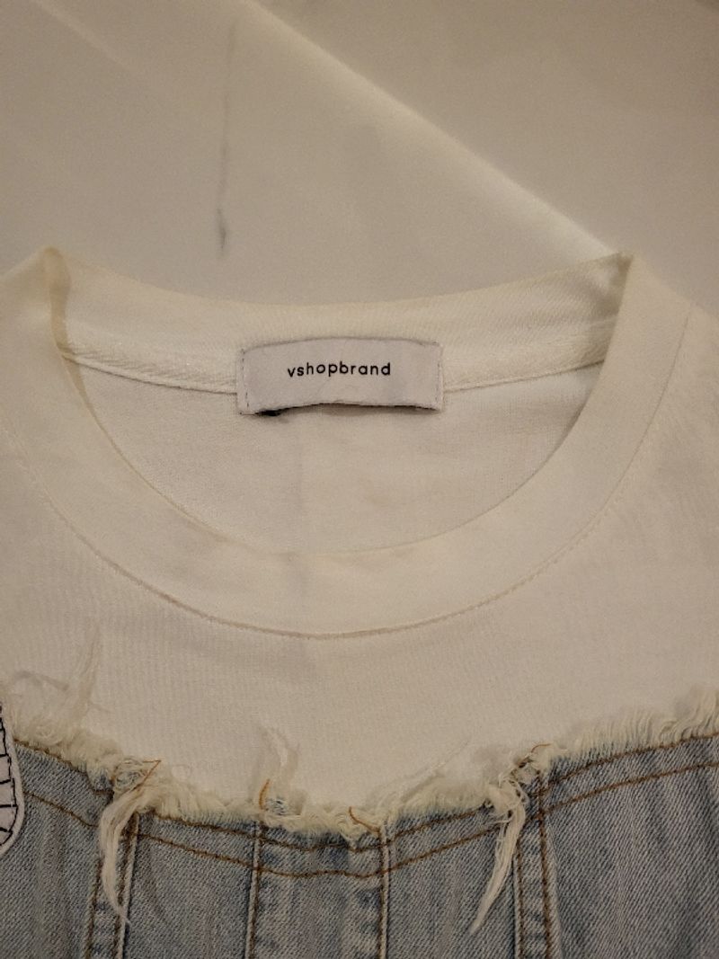 T'Shirt Mix Denim, foto 6