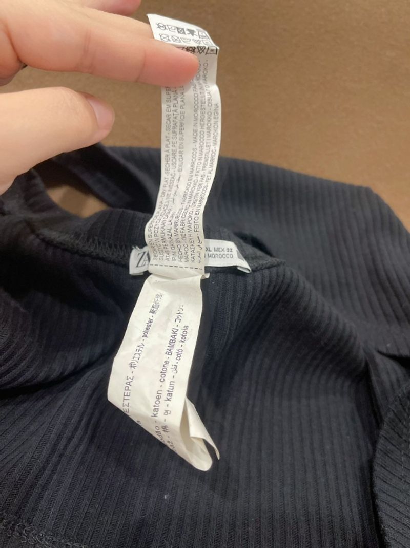 Crop top Zara bigsize, foto 3