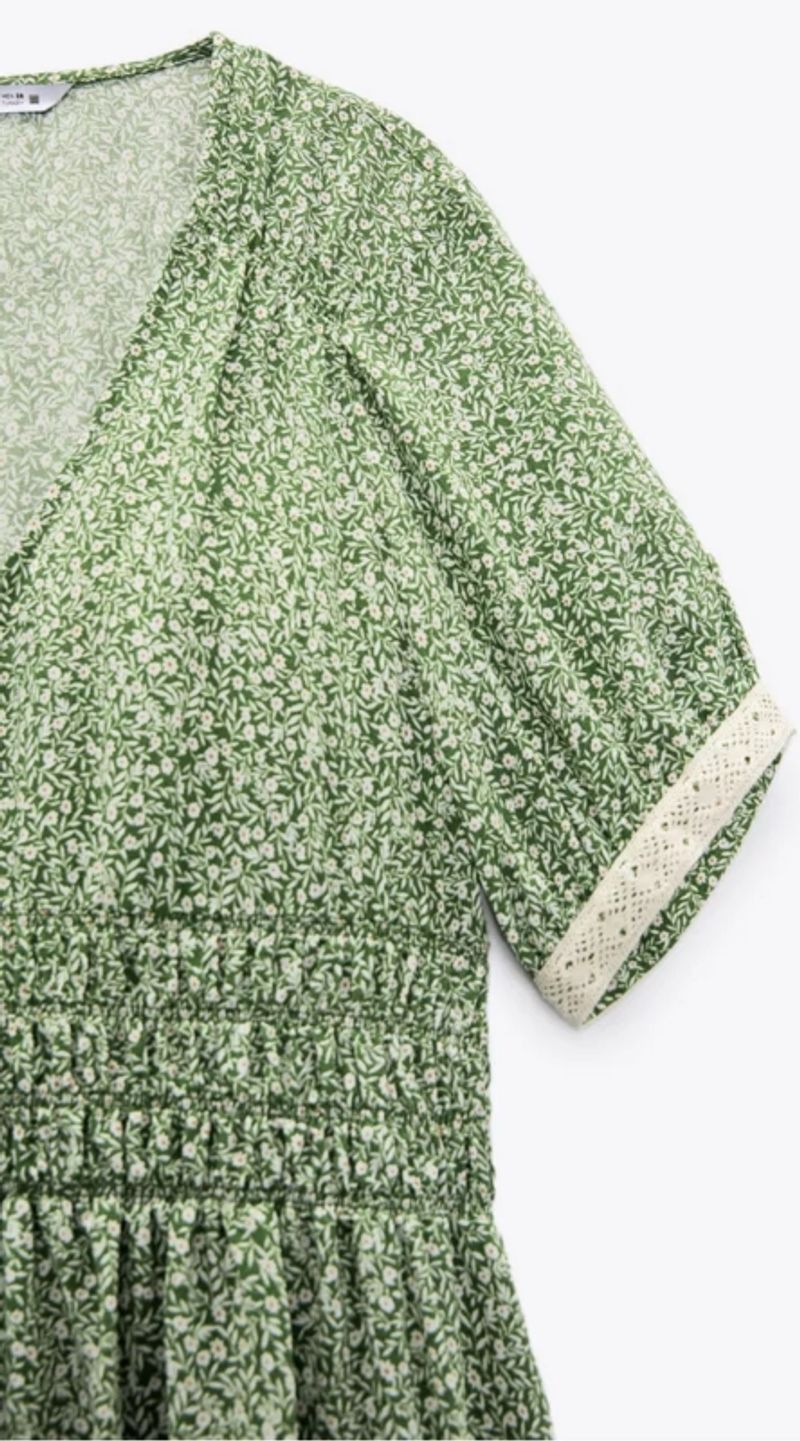 Zara green dress, foto 4