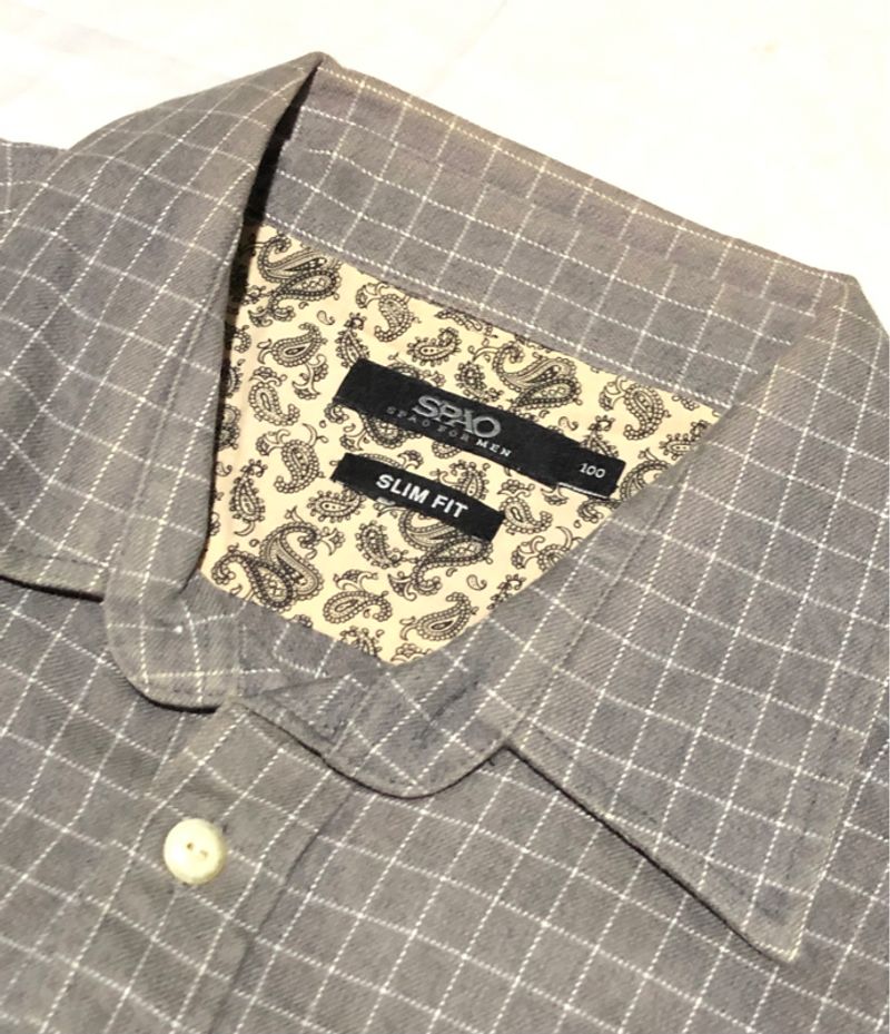 KEMEJA SPAO FOR MEN LONGSLEVE SECOND ORIGINAL, foto 3