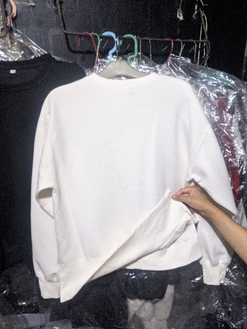 Crewneck lee broken white, foto 2