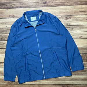 Uniqlo Vintage Casual Windbreaker Pria navy