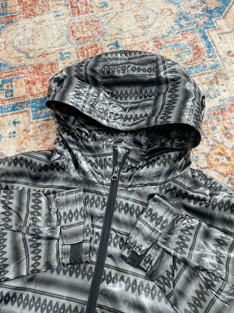 WINDBREAKER JAKET MANHATTAN PATTERN NAVAJO Y2K, foto 4