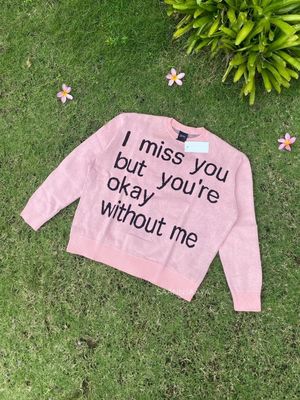 Knitwear Sweater Lirien Pink Black Thanksinsomnia