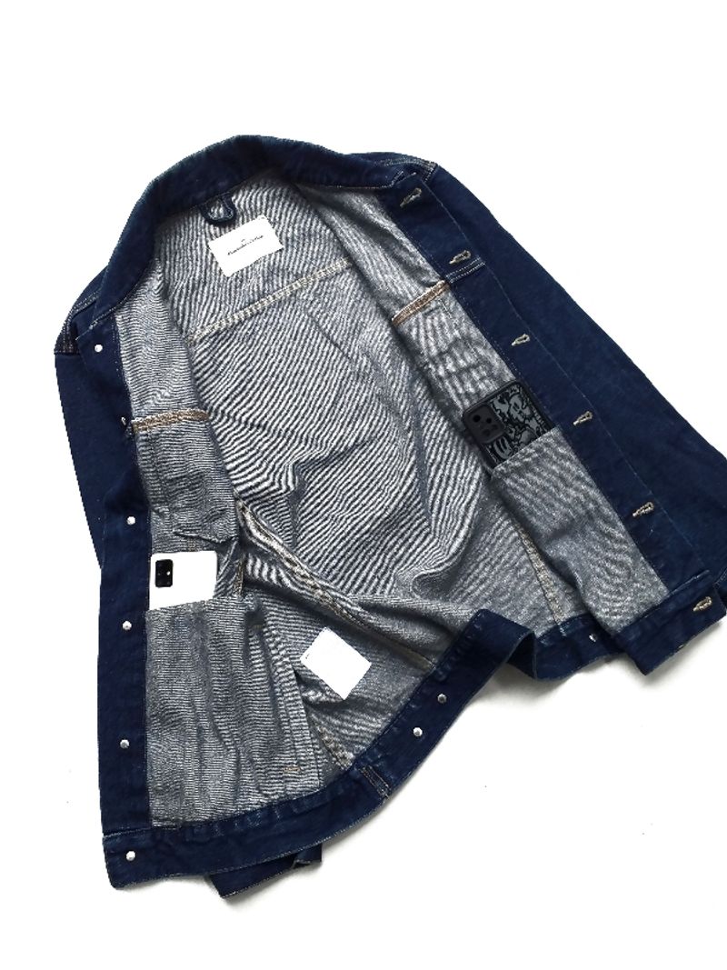 TRUCKER DENIM JACKET VIVA STUDIO BLUE INDIGO, foto 5