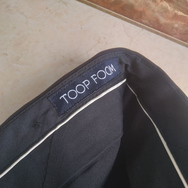 Celana bahan formal hitam, foto 3