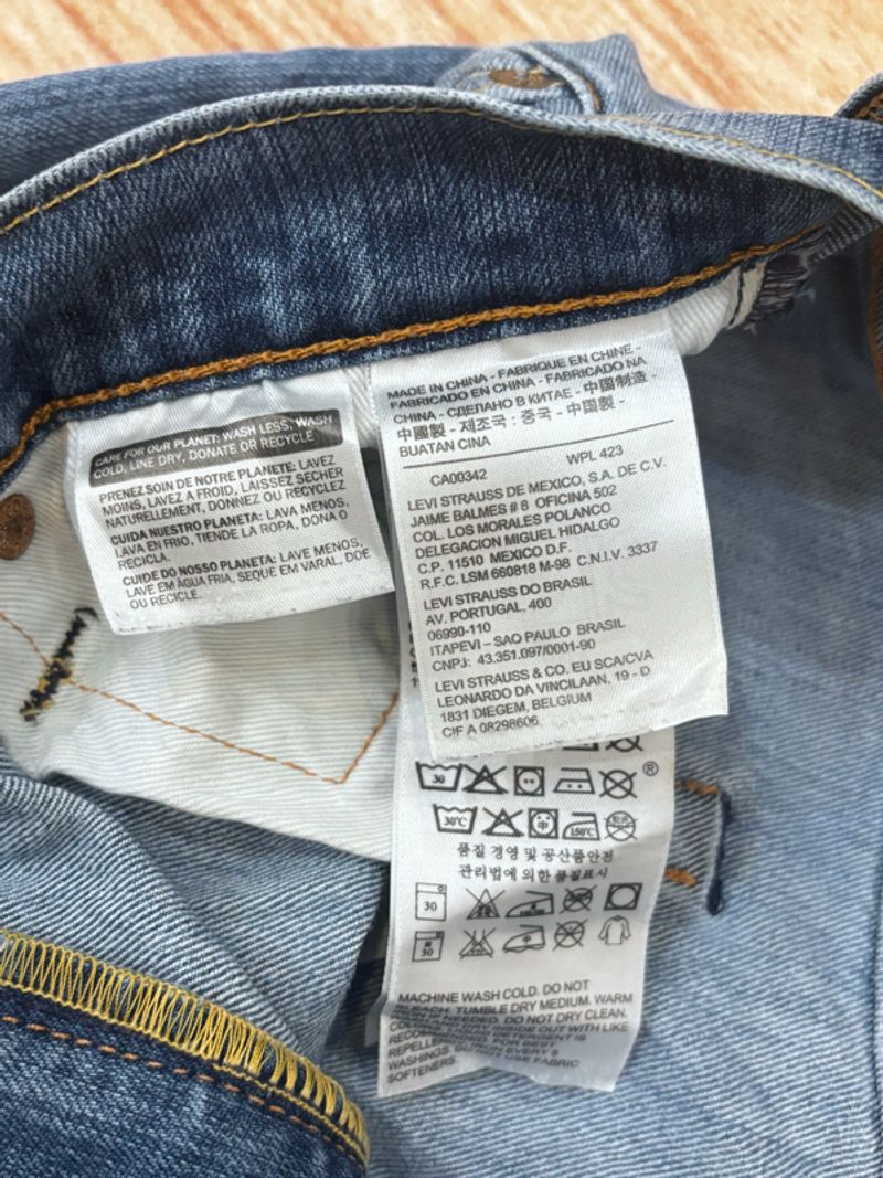 LEVI’S 504 SELVEDGE SIZE 30/31, foto 8