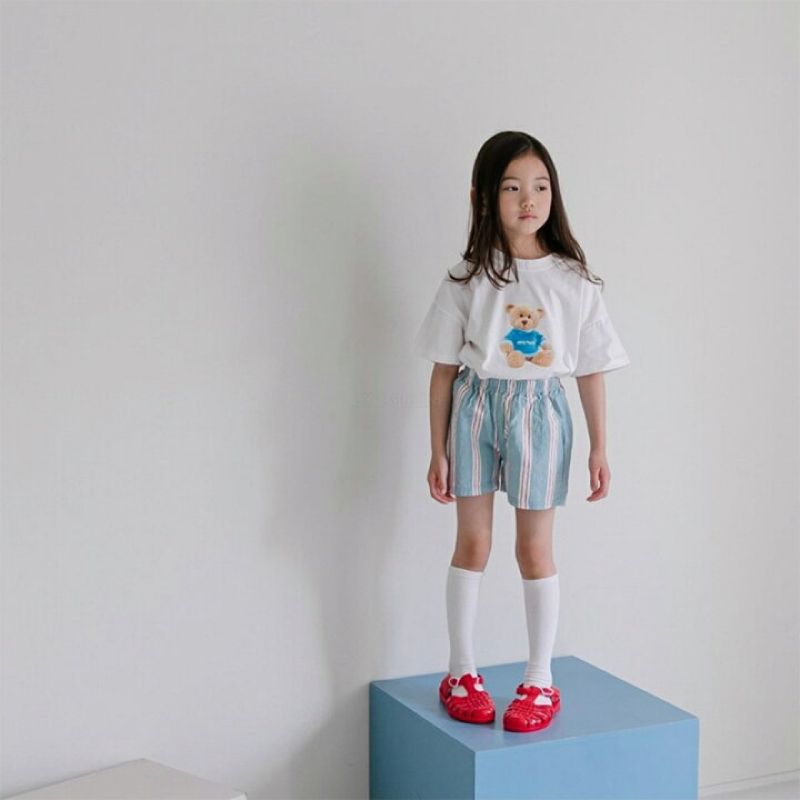 Bien joie - colorfull striped short, foto 3