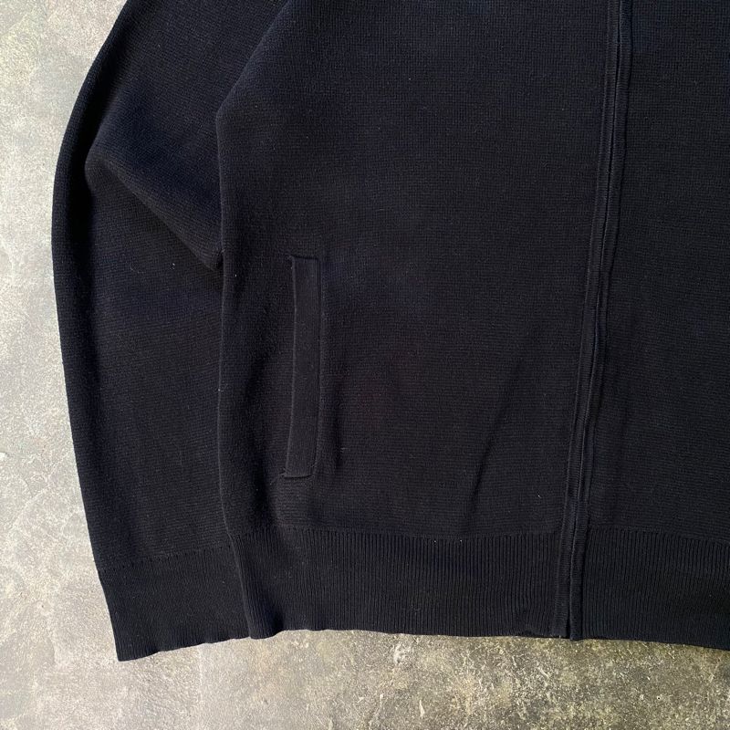 Giordano Black Knit Zip-Up Sweater Jacket, foto 3