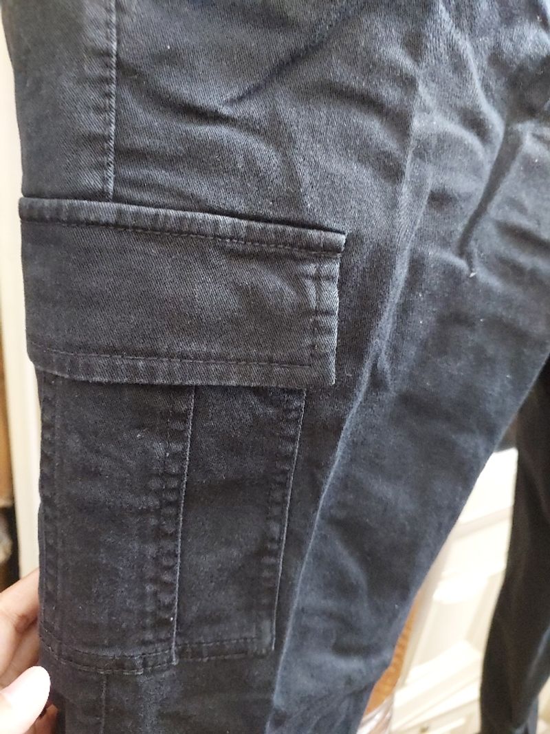 Celana bumil cargo jeans, foto 2