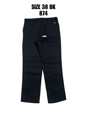Celana Dickies Hitam 874 Original Fit Size 38