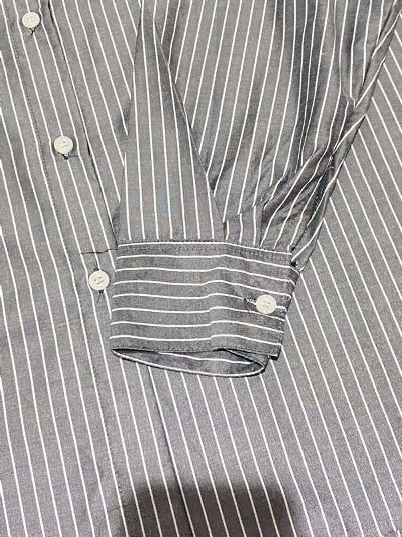 Kemeja stripe desain oversize, foto 3