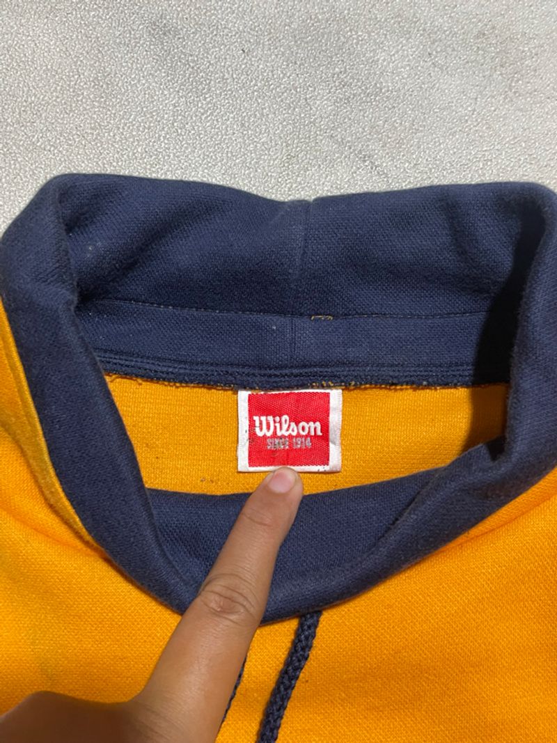 90’s Wilson Crewneck Big Logo Colo Block, foto 7