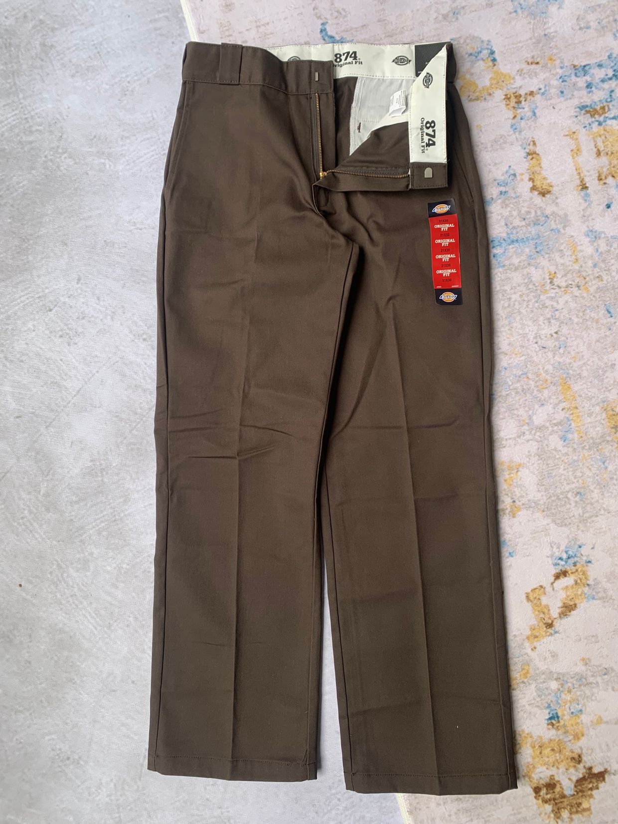 Dickies Casual Casual pants Pria brown, foto 4