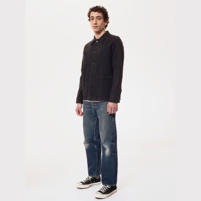 Eddieu Bauer chore work jacket black likenew, foto 3