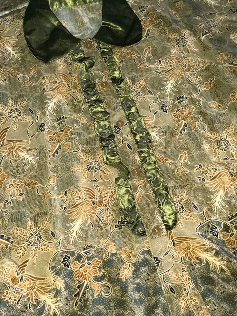 Atasan batik lengan pendek, foto 2