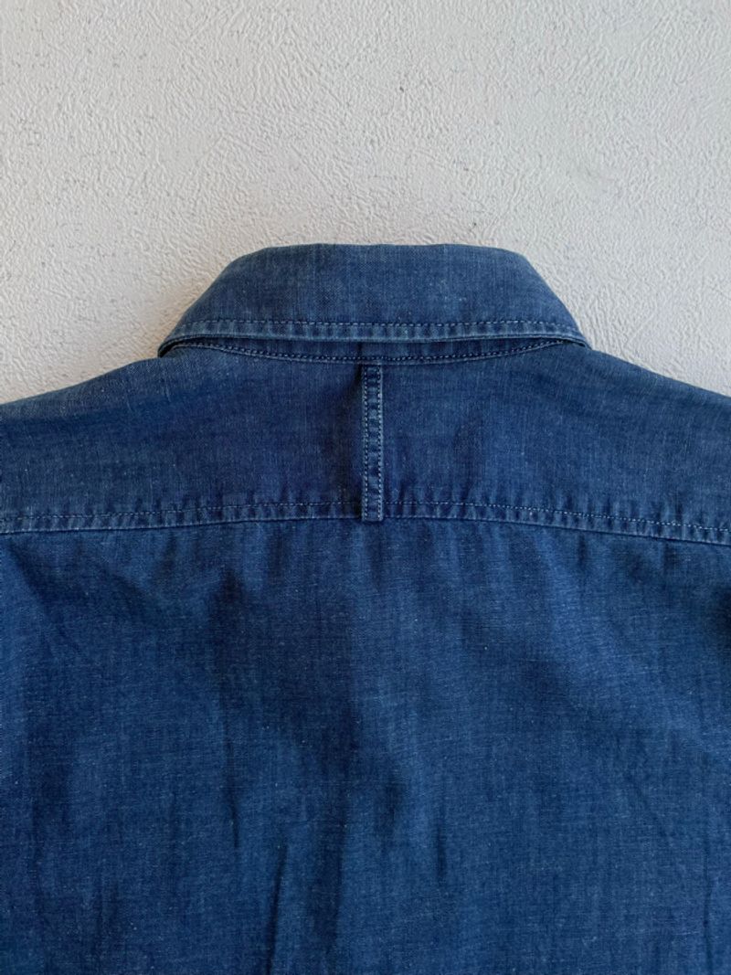 LEVIS MADE & CRAFTED CHAMBRAY  WORKSHIRT INDIGO DYE, foto 10