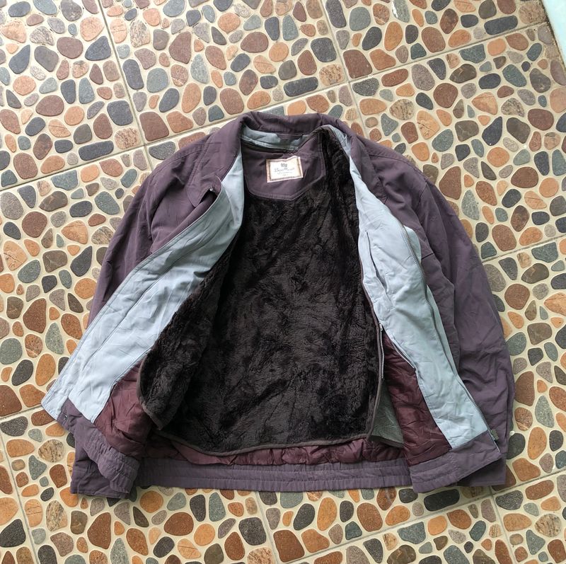 Vintage Harrington jacket Pria burgundy, foto 2