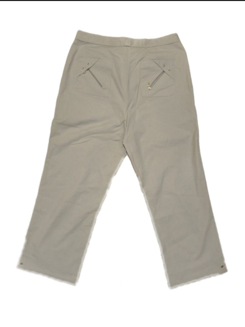 cropped pants krem, foto 2