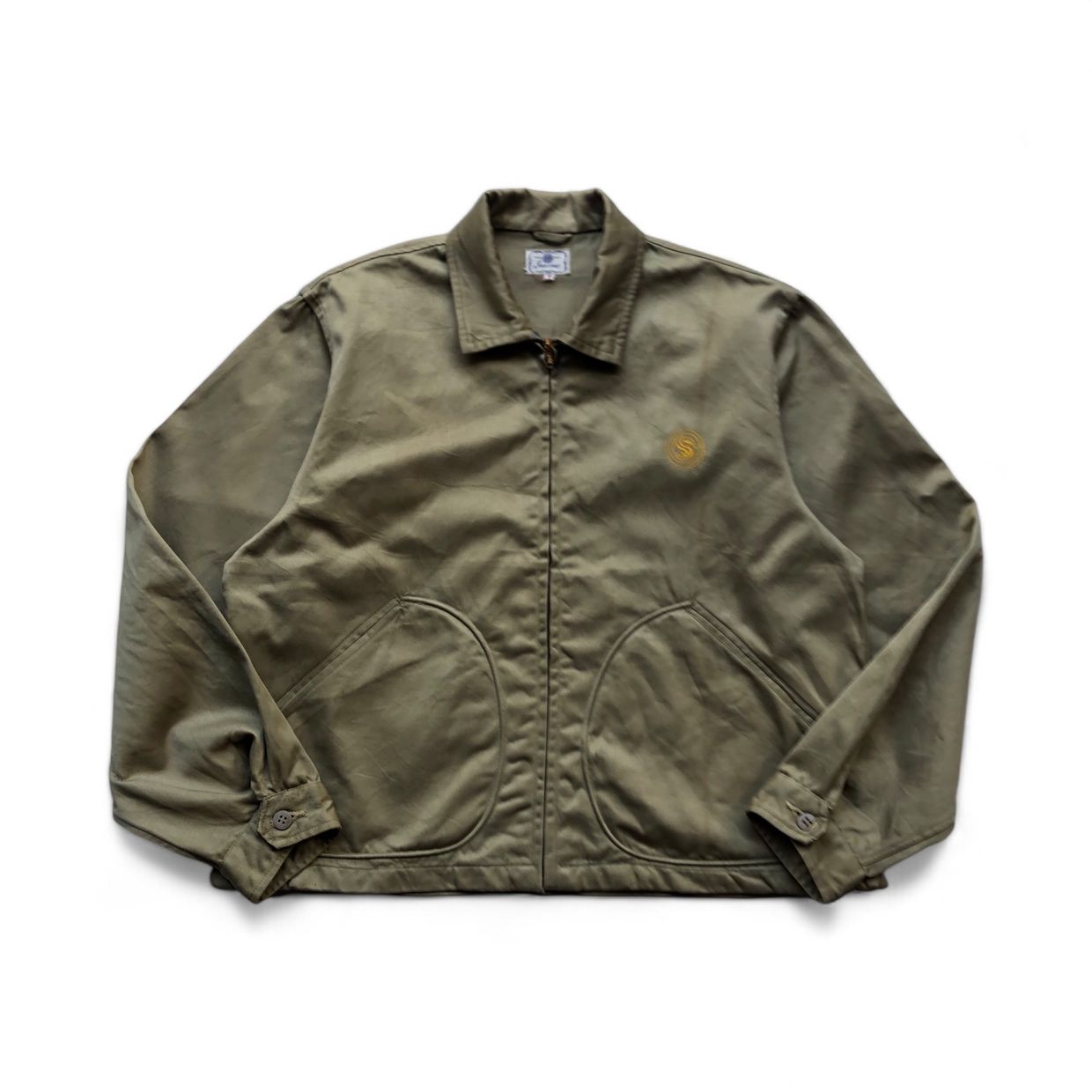 Streetwear Y2K Windbreaker Pria tan