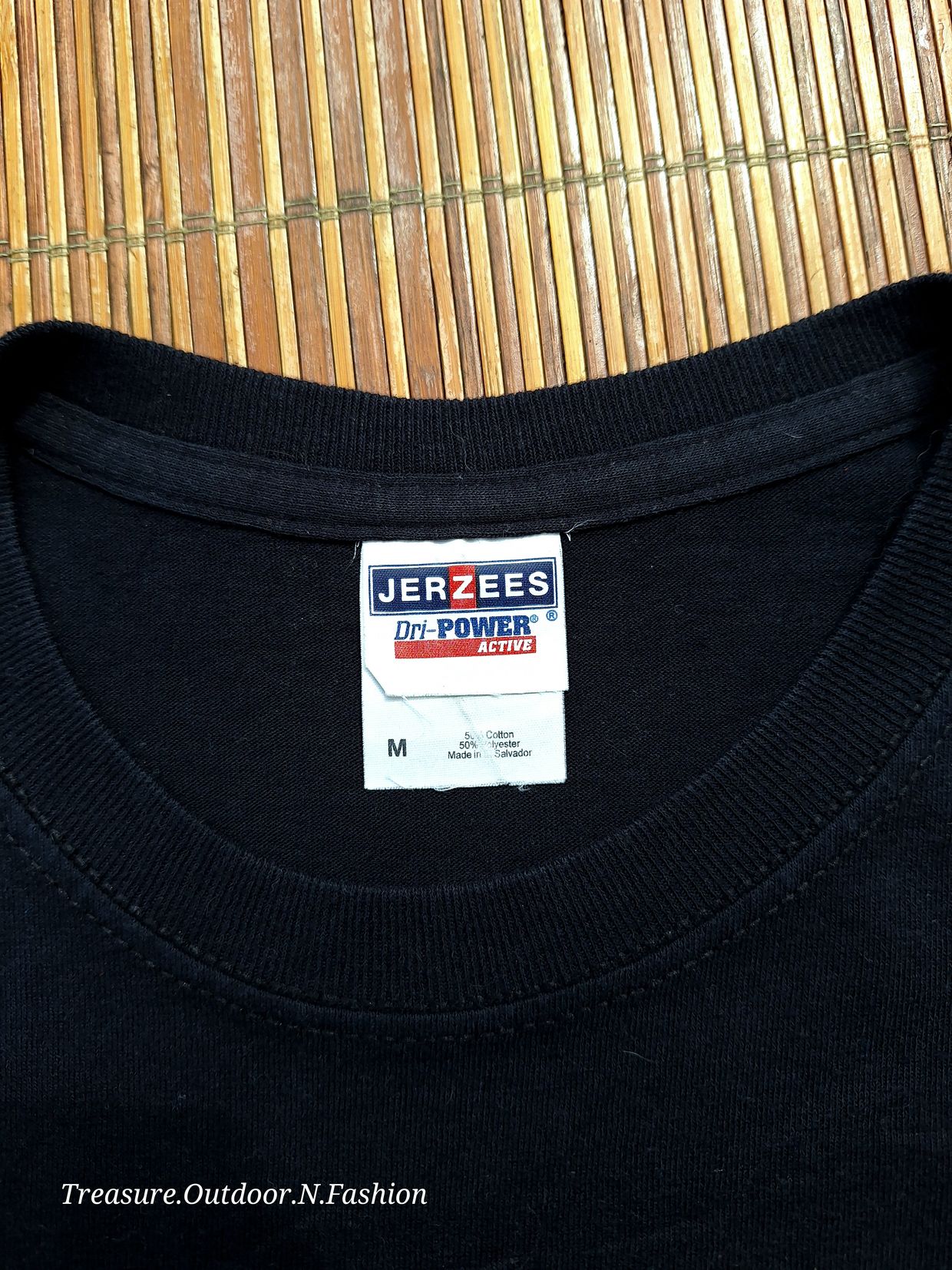 Jerzees Casual T-shirt Pria black, foto 2