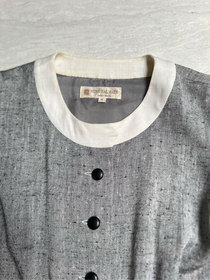 Miss Balmain Grey Dress, foto 7