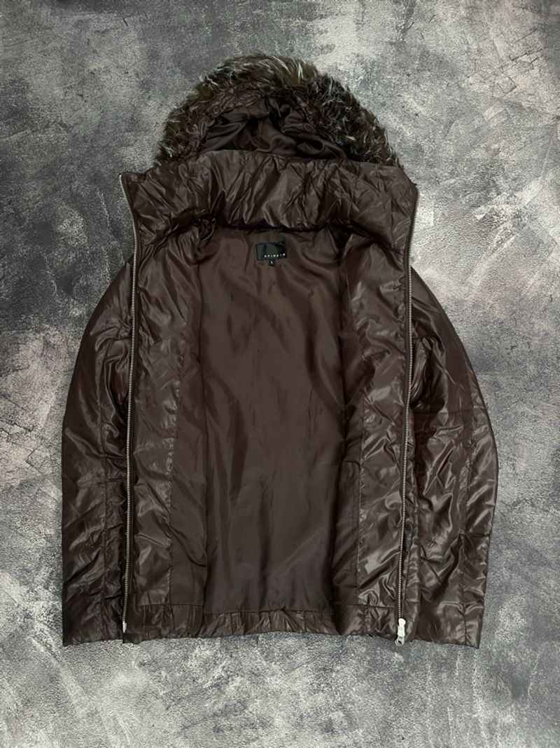 Spinash Fur Puffer Jacket Double Zipper, foto 3