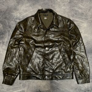 Jaket Kulit Zara Second / Sintetis