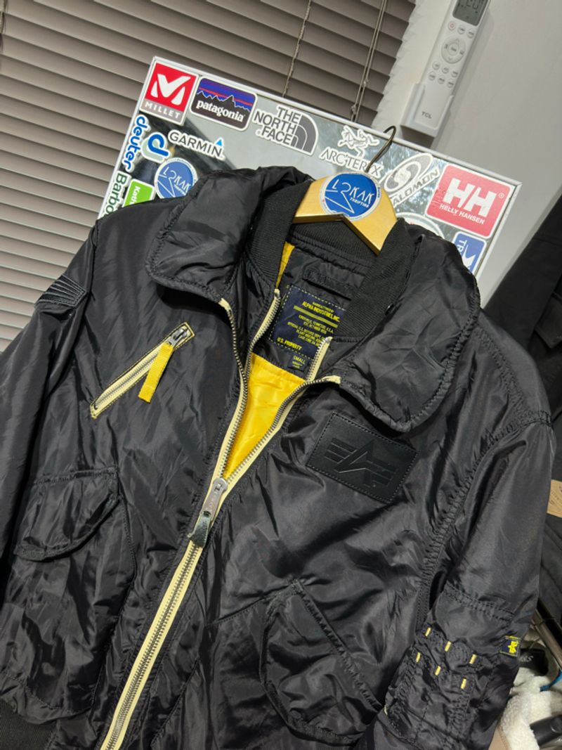 ALPHA INDUSTRIES B-15 AIR FRAME FLIGHT JACKET, foto 3