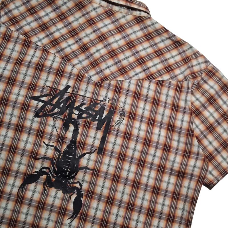 BOXY CROP SHIRT PLAID CUSTOM/WORK, foto 4