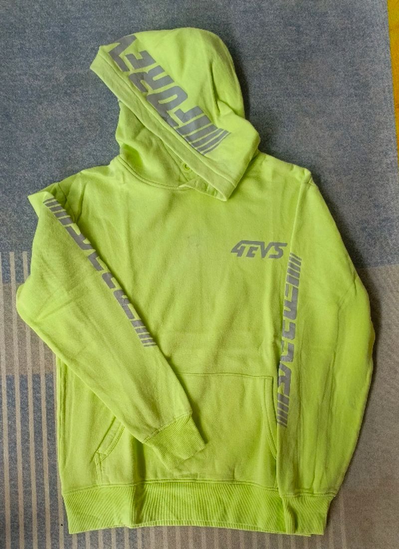 Jaket hoodie polos list, foto 2