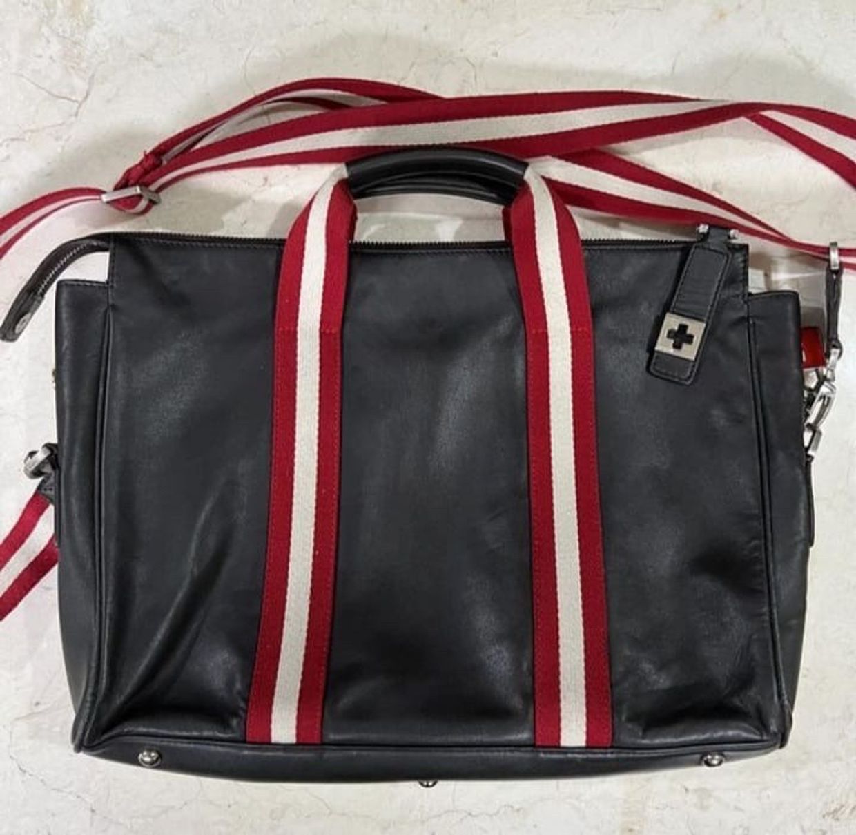 Bally Luxury Bag Pria red black, foto 6