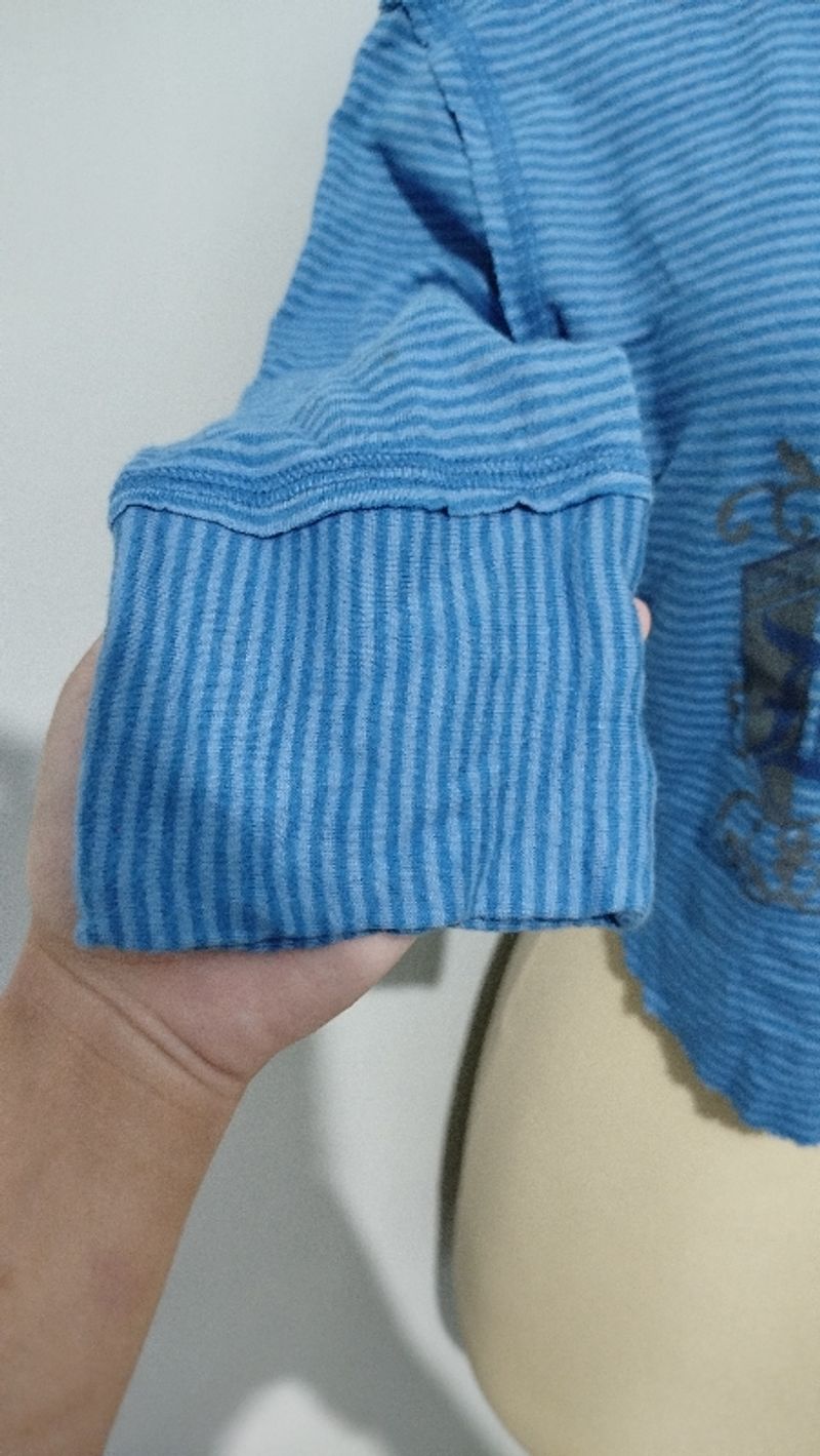 Croptop Y2k - Atasan Crop Blue, foto 5