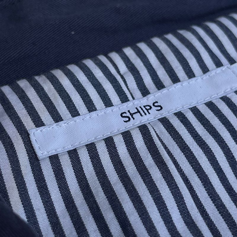 SHIPS Japan Blue Hickory Lined CASUAL Outer, foto 5