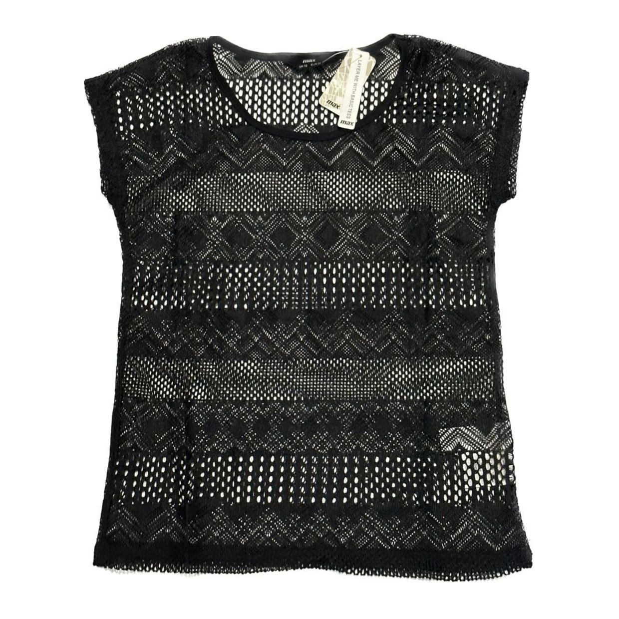 Blouse Wanita black gray
