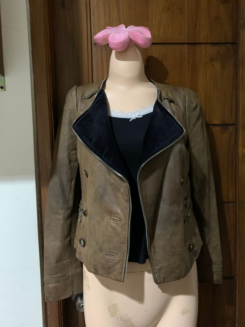 y2k leather jacket ramones grunge, foto 2
