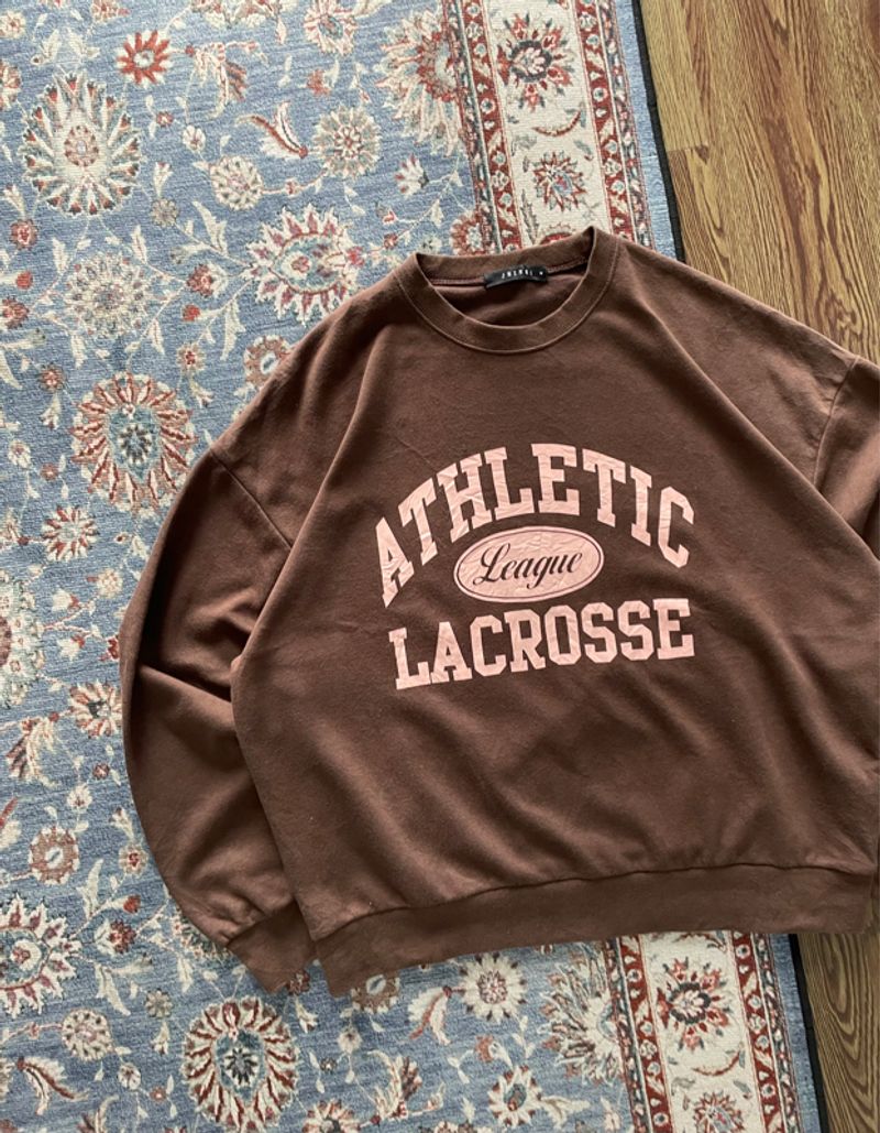 Crewneck Dark Brown Athletic, foto 3
