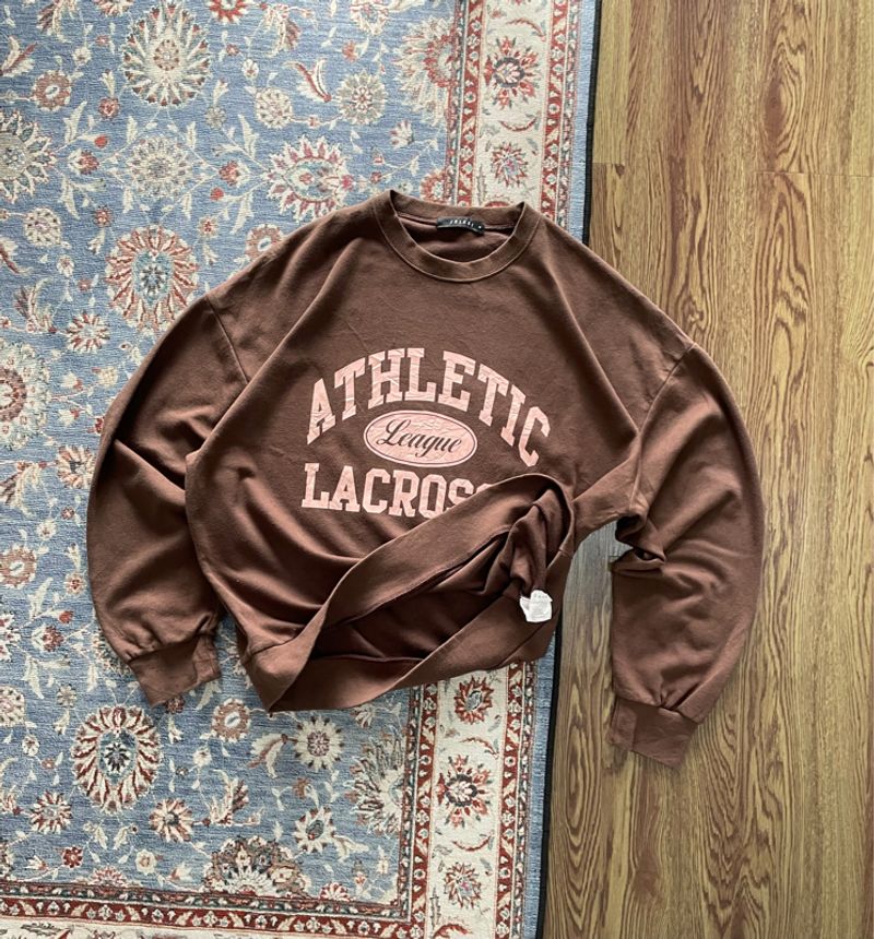 Crewneck Dark Brown Athletic, foto 6
