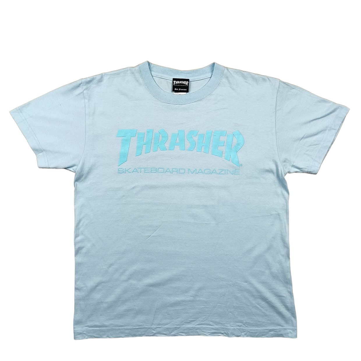 Thrasher T-shirt Pria blue