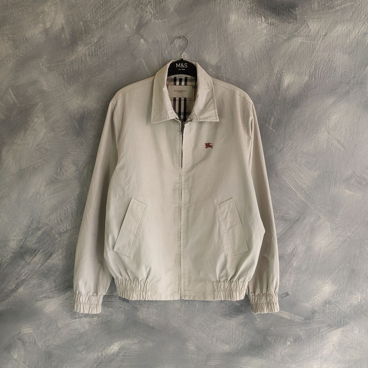 Burberry Casual Blazer Pria cream, foto 3