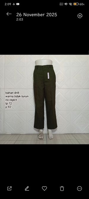 Celana Bahan Drill
