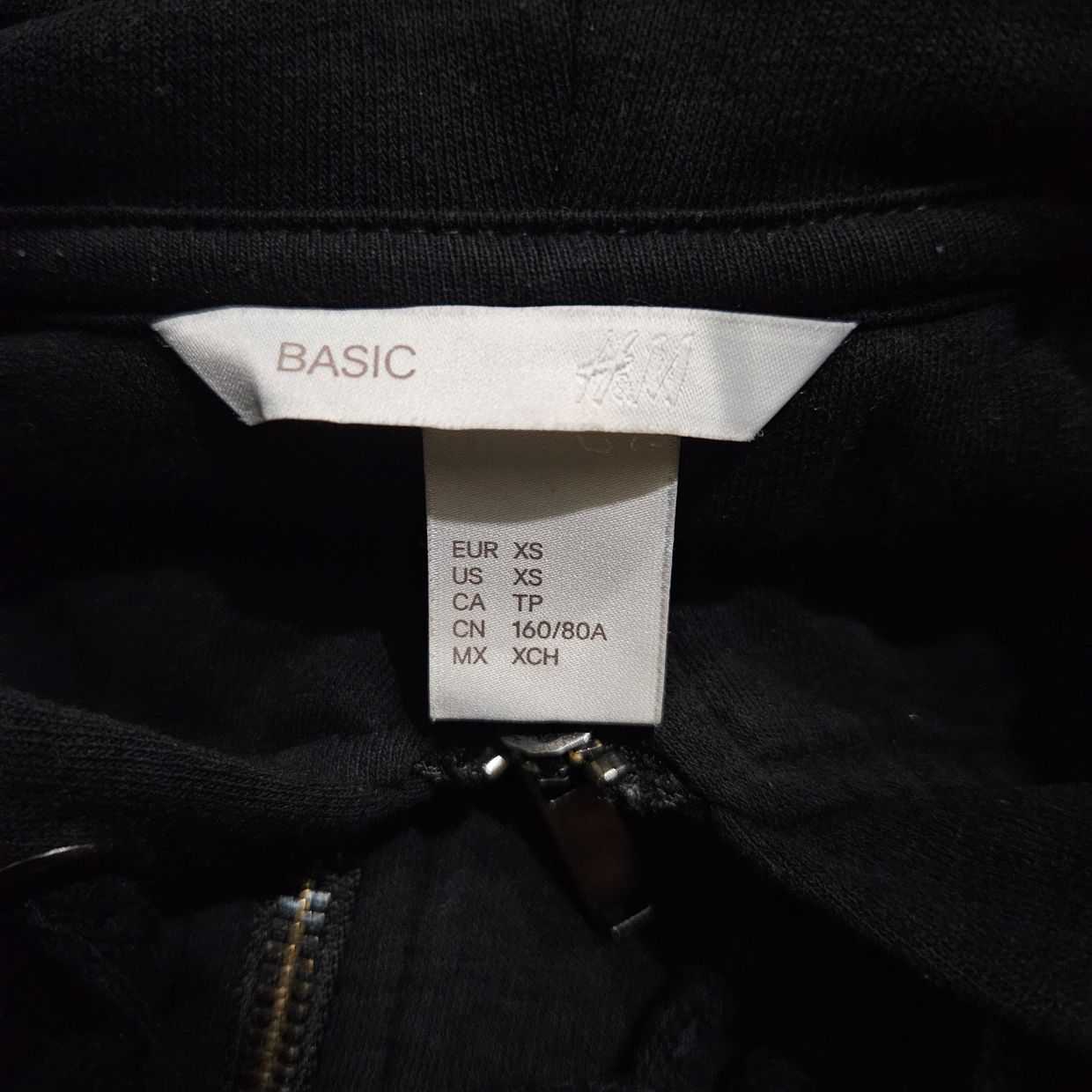 H&M Casual Hoody Pria black, foto 2